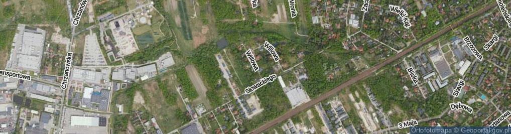 Zdjęcie satelitarne Willowa ul.